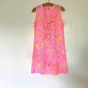 Lilly Pulitzer 100% linen shift dress
